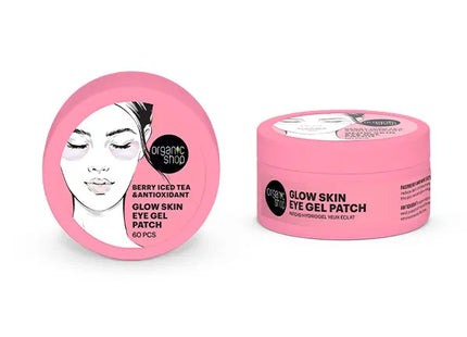 Organic Shop Parches ojos glow frutos rojos 60 piezas