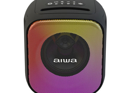 AIWA AWAB81 parlante portátil Bluetooth luces LED
