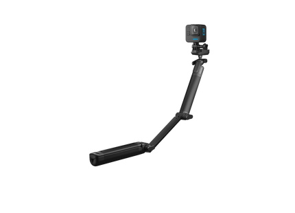 GoPro 3-Way 2.0 brazo extensión desplegado para selfies y tomas amplias