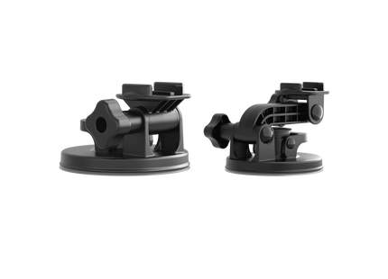 Base de ventosa industrial GoPro adherida a superficie vidrio