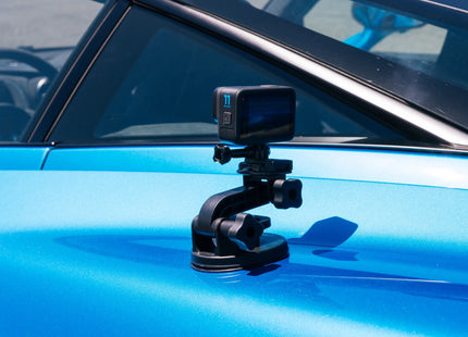 Brazo ajustable soporte GoPro en posición ultracompacta