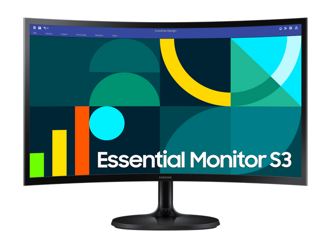 Samsung monitor LED curvo 24"     LS24D366GANXZA