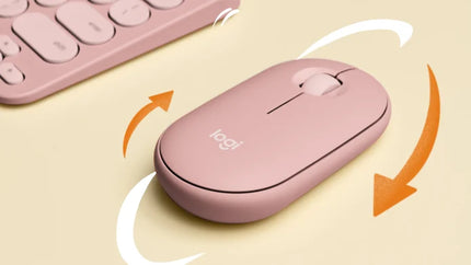Mouse Logitech Pebble 2 M350S | Inalámbrico | Bluetooth + Receptor USB | Diseño Compacto