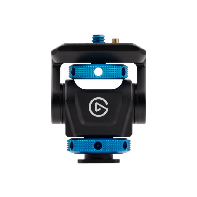 Montura para Luz Elgato Key Light Mini Cold Shoe | Soporte Ajustable | Compatible con Cámaras | Color Negro