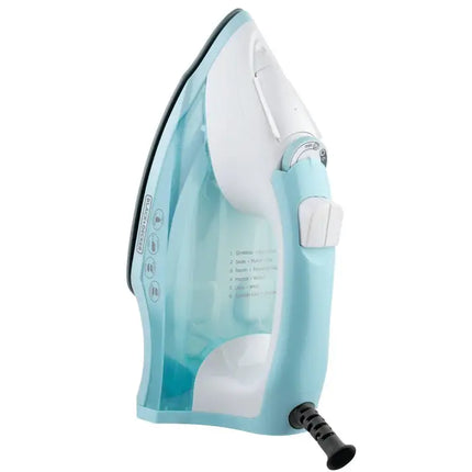 Plancha de Vapor Black+Decker Light Easy IR1845 | 1200 W | Suela Non‑Stick TrueGlide | SmartSteam™ | Cable Giratorio 360°