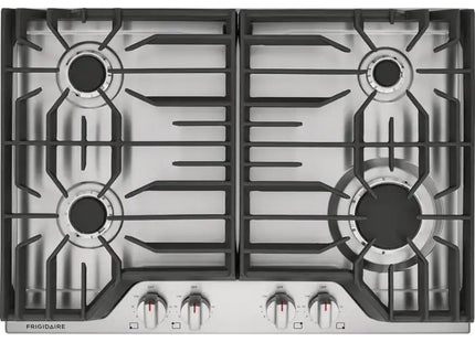 Frigidaire plantilla de gas 30 empotrable 4 quemadores FCCG3027AS