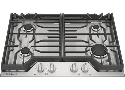 Frigidaire plantilla de gas 30 empotrable 4 quemadores FCCG3027AS