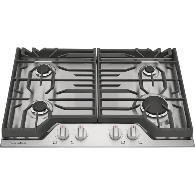 Frigidaire plantilla de gas 30 empotrable 4 quemadores FCCG3027AS