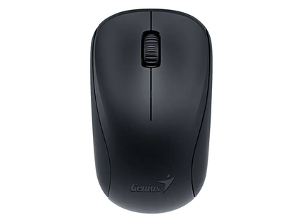 Mouse inalámbrico Genius NX-7000 negro con diseño ambidiestro compacto