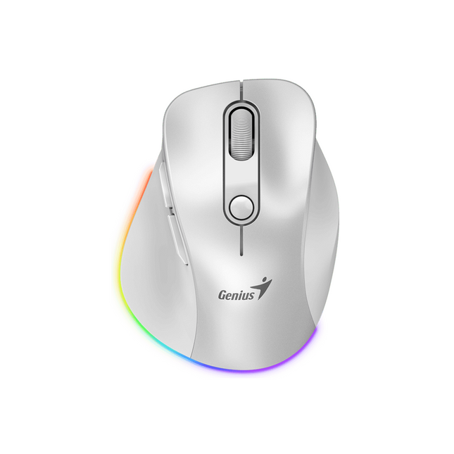 Mouse Genius RS2 Ergo 9000S Pro | Inalámbrico con Receptor USB | 1600 DPI | Vertical Ergonómico