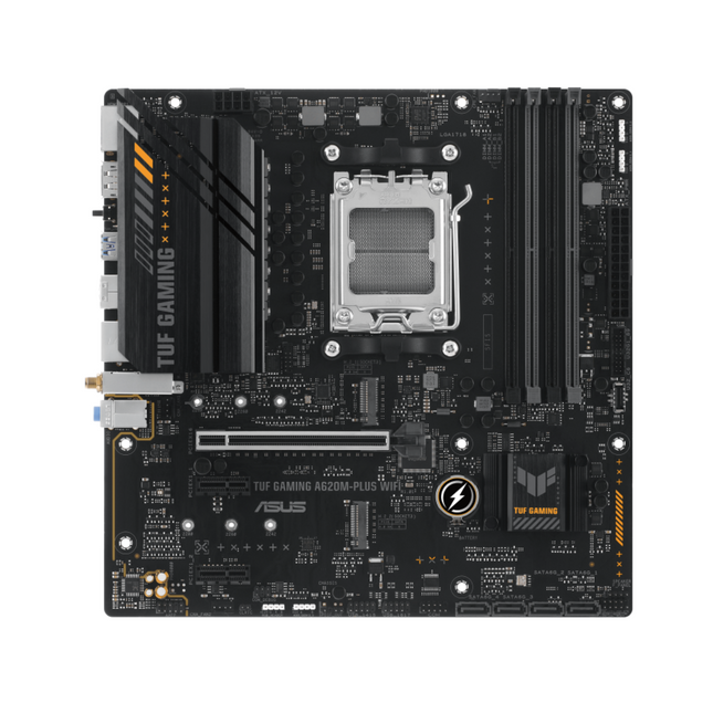 Tarjeta Madre ASUS TUF GAMING A620M-PLUS WIFI | AM5 | DDR5 | PCIe 4.0 | Wi-Fi 6