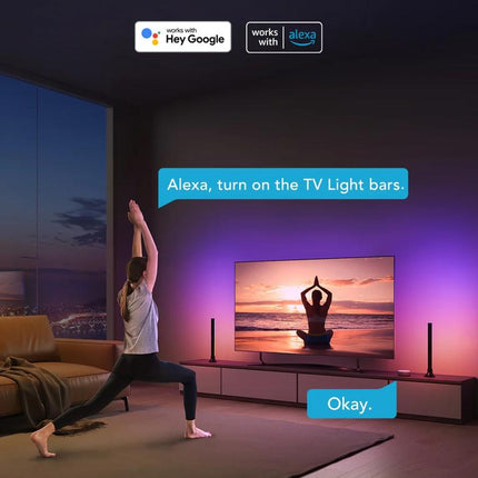 Barra de Luces Govee Smart Flow Pro RGBIC TV 55”-77” H6046 | Iluminación Reactiva | Control por App y Voz
