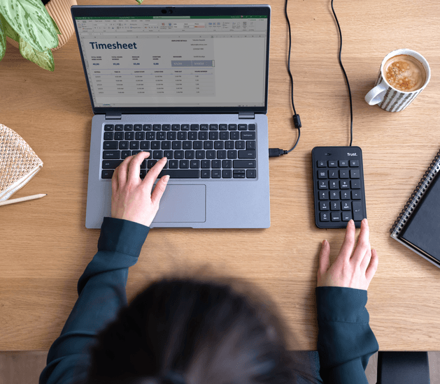 Teclado Numérico Trust Xalas USB Negro, 22221