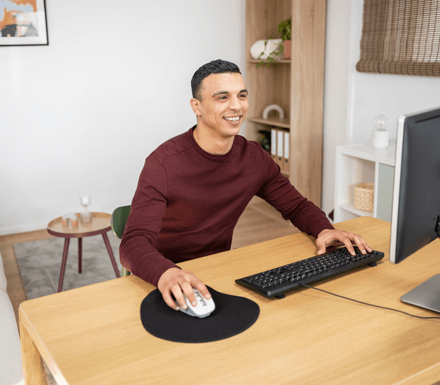 Mouse Pad Trust Bigfoot XL de Gel Negro, 23728