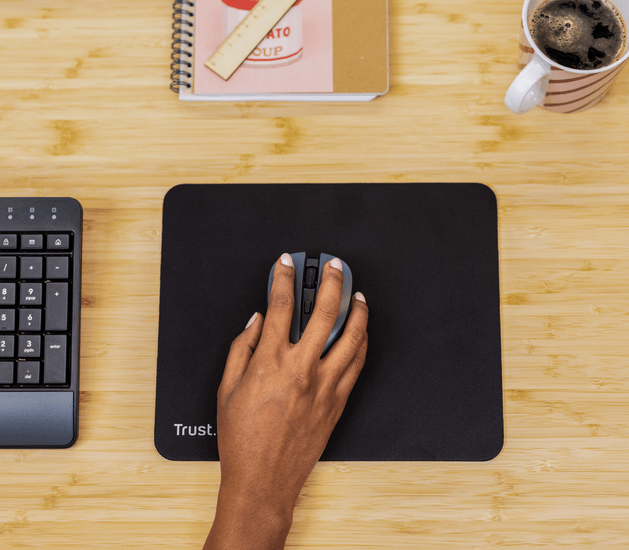 Mouse Pad Trust Tamaño M  Negro, 24193