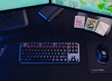 Teclado Trust GXT 834 Callaz Mecánico Gaming en Español, 24407