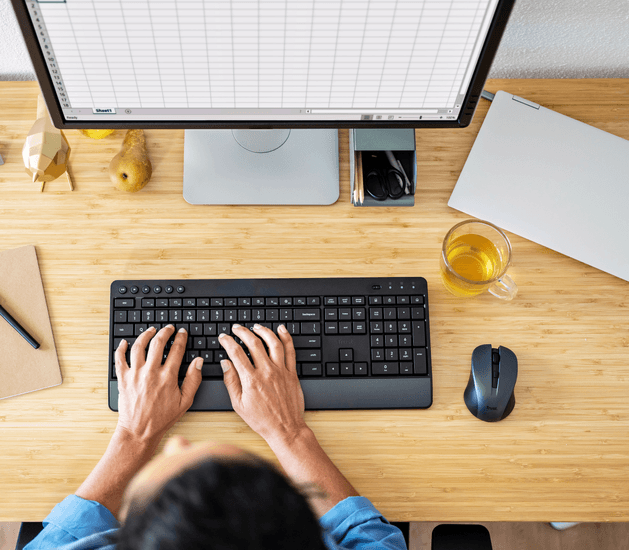 Teclado y Mouse Trust Trezo Inalámbrico Eco Español, 24531