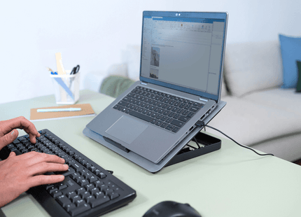 Base con Ventilador para Laptop Trust Exto, 24613