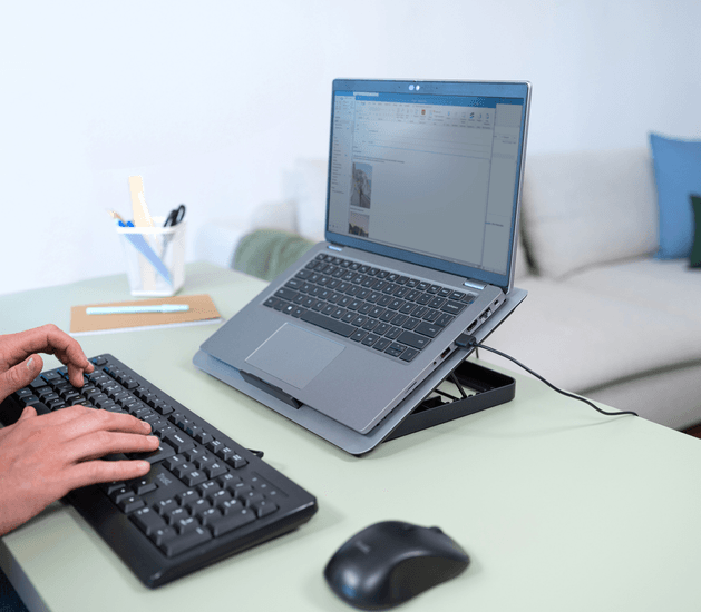 Base con Ventilador para Laptop Trust Exto, 24613