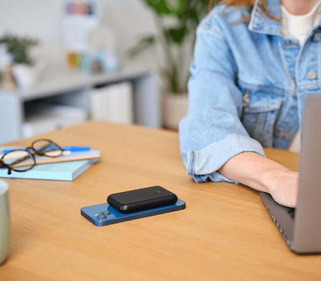 Power Bank Trust Magnética 5000 mAh Negro, 24877