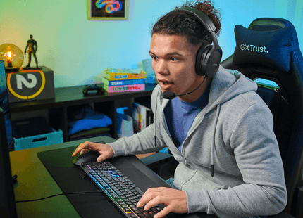 Teclado Trust GXT 866 Torix Premium Mecánico Gaming en Inglés, 24910