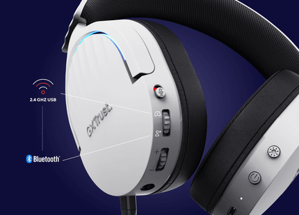 Diadema ajustable headset Trust GXT 491W Fayzo gaming blanco