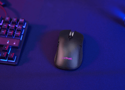 Mouse gaming Trust GXT 931 Ybar vista inferior con sensor óptico 7200 DPI