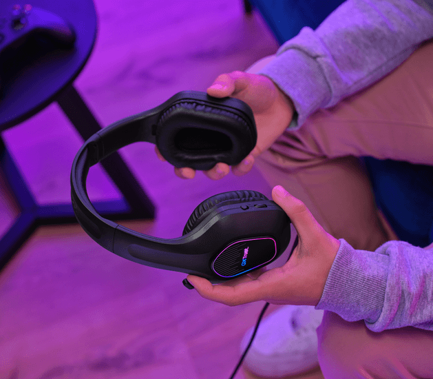 Headset Trust Gaming Zirox GXT 416 Iluminación Led, 25331