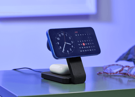 Cargador Trust Viro Magnético Inalámbrico 3 en 1 para iPhone, Apple Watch y AirPods, 25464