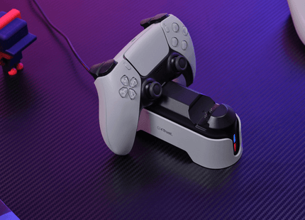 Base de Carga Doble Trust para Mandos de PS5 GXT 228 Blanco, 25597