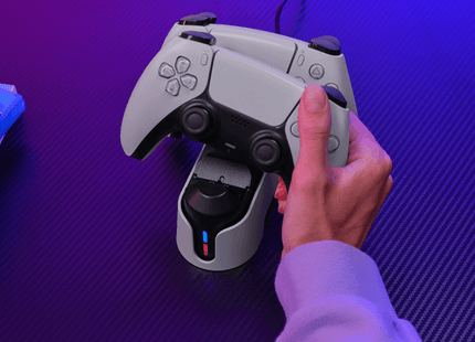 Base de Carga Doble Trust para Mandos de PS5 GXT 228 Blanco, 25597