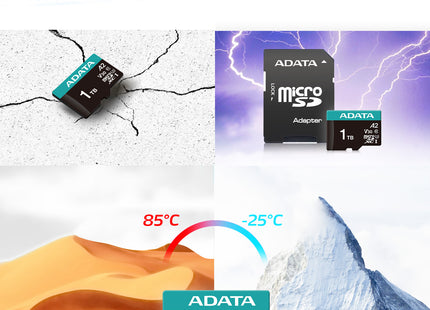 Memoria Micro SD ADATA | 1TB | UHS-I | V30 | A2 | Clase 10