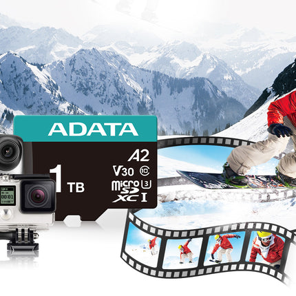 Memoria Micro SD ADATA | 1TB | UHS-I | V30 | A2 | Clase 10