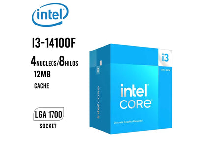 Procesador Intel Core i3-14100 | 14ª Gen | 3.5 GHz | LGA 1700