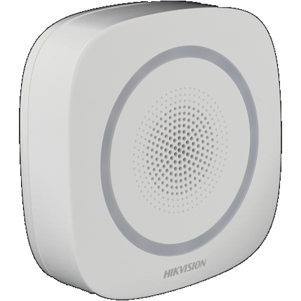 Sirena Interna Inalámbrica Hikvision DS-PS1-I-WB | 90~110dB | 1600m RF | 433MHz