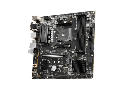 Tarjeta madre MSI PRO B550M-P GEN3 panel de puertos I/O