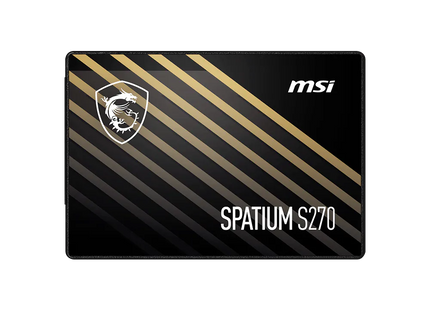 SSD Interno MSI Spatium S270 960GB SATA 2.5 pulgadas vista frontal