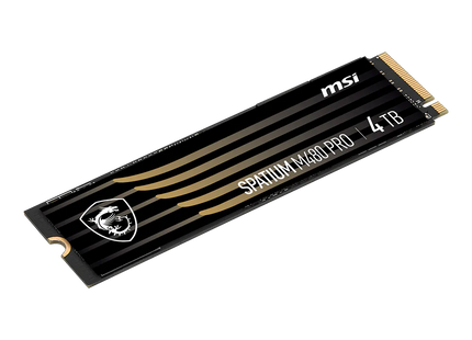 Disco SSD M.2 NVMe MSI SPATIUM M480 formato 2280 vista superior completa