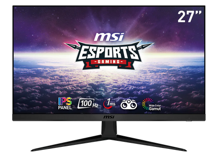 Monitor MSI G2712V 27 pulgadas Full HD 100Hz panel IPS vista frontal