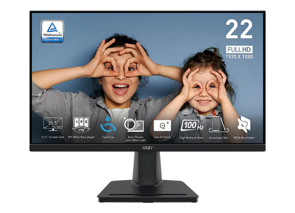 MSI Monitor 22 pulgadas FHD 100 Hz, PRO MP225