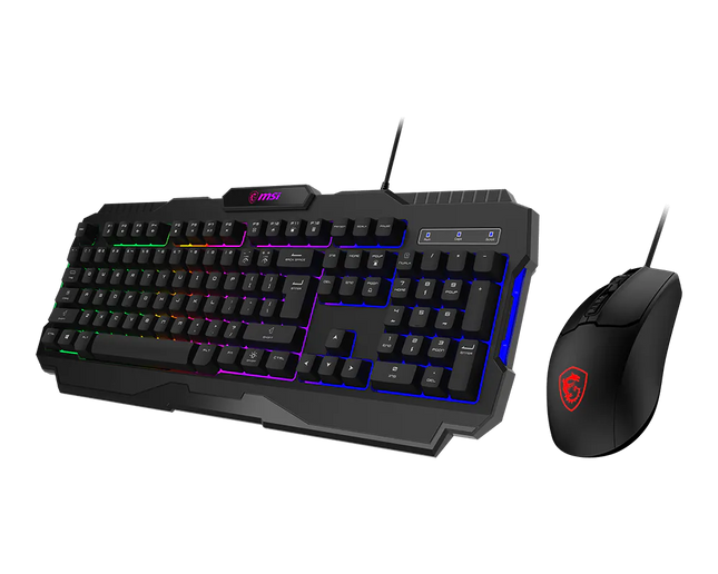 MSI Combo Teclado y Mouse RGB, FORGE GK100