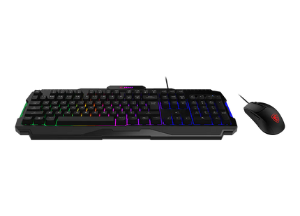 MSI Combo Teclado y Mouse RGB, FORGE GK100