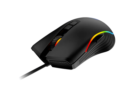 Mouse Gaming MSI Forge GM300 vista superior con botones programables destacados