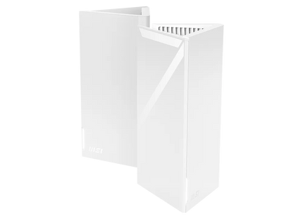Router Gaming MSI Roamii BE Lite WiFi 7 vista frontal con logo MSI