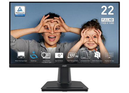 MSI Monitor 22 pulgadas FHD 120 Hz, PRO MP225 E12VL