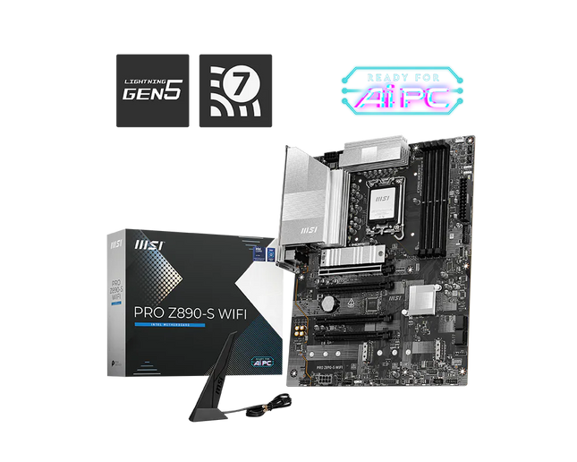 Socket LGA 1851 de tarjeta madre MSI PRO Z890-S con detalles de instalación