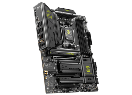 Tarjeta madre MSI MAG X870E TOMAHAWK WiFi vista frontal completa