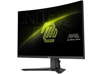 Monitor MSI MAG 276CF E20 vista lateral mostrando curvatura 1500R