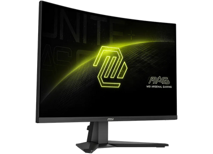 Panel trasero monitor gaming MSI con conectores y puertos de entrada