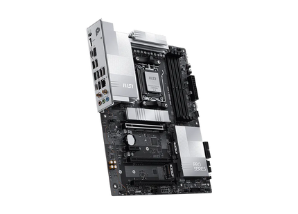 MSI PRO X870E-P conectores M.2 NVMe y slots de expansión PCIe
